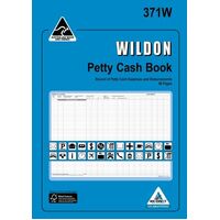 Petty Cash Book Wildon A4 56 Page GST Ready 371W 