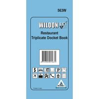 Restaurant Docket Pad Wildon Triplicate WIL563