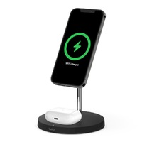 BELKIN 2-IN-1 WIRELESS CHARGER FOR APPLE MAGSAFE BLACK