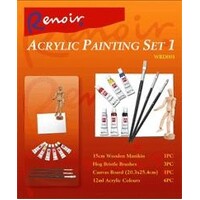 Paint Set Renoir Acrylic WRD001 Set 1