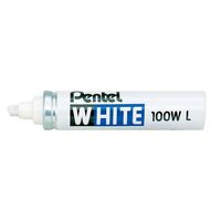 Marker Pentel X100WL Large Chisel Point White Blister Card