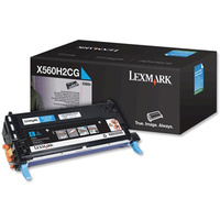 X560H2CG CYAN TONER YIELD 10000 PAGES FOR X560