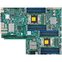 Supermicro X9DRW-7TPF Server Motherboard, Propietory WIO, Intel C602, Dual LGA 2011, E5-2600v2, 16x DDR3, 2x10GBe LAN