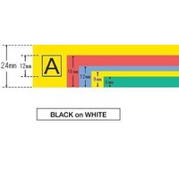 Casio Ez Label Tape 6mm XR6WE Black On White