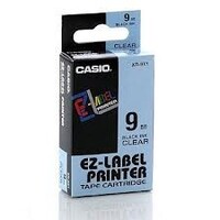 Casio Ez Label Tape 9mm XR9X Black On Clear 