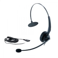 EOL Yealink YHS33 Wideband Headset for Yealink IP Phone, RJ9 Connection, Over the Head, Mono, Noise Cancelling Microphone, Plug and Play ( LS )