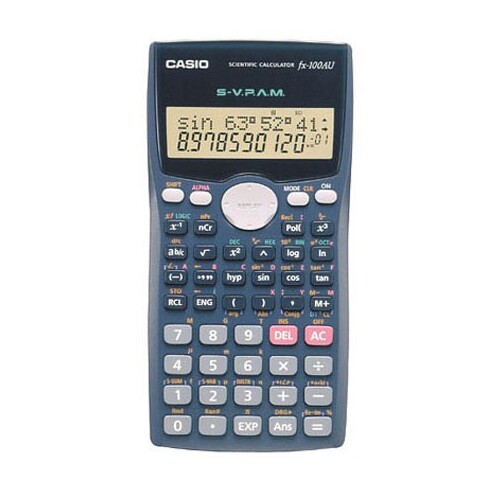 Calculator Casio FX100AU Plus 10 Digit Scientific 2nd Edition